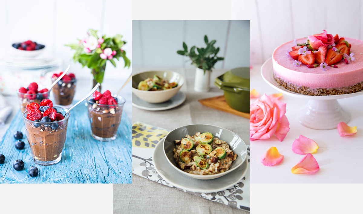 A collection of fresh ingredients for gut-friendly citrus-based recipes.