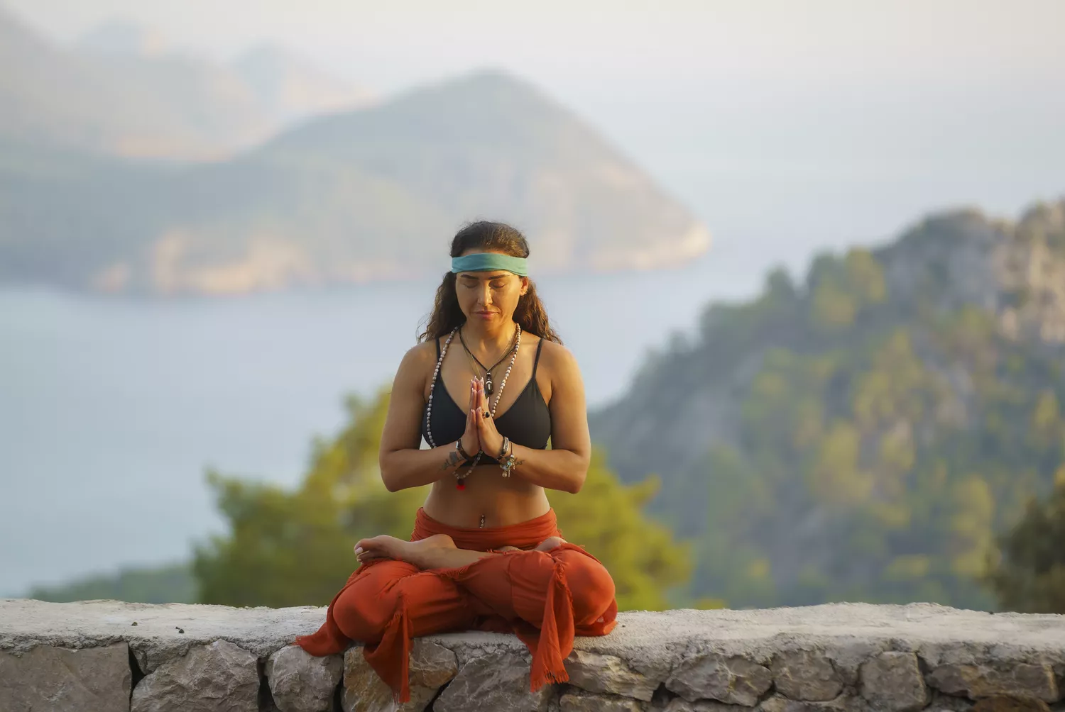 Woman doing yoga