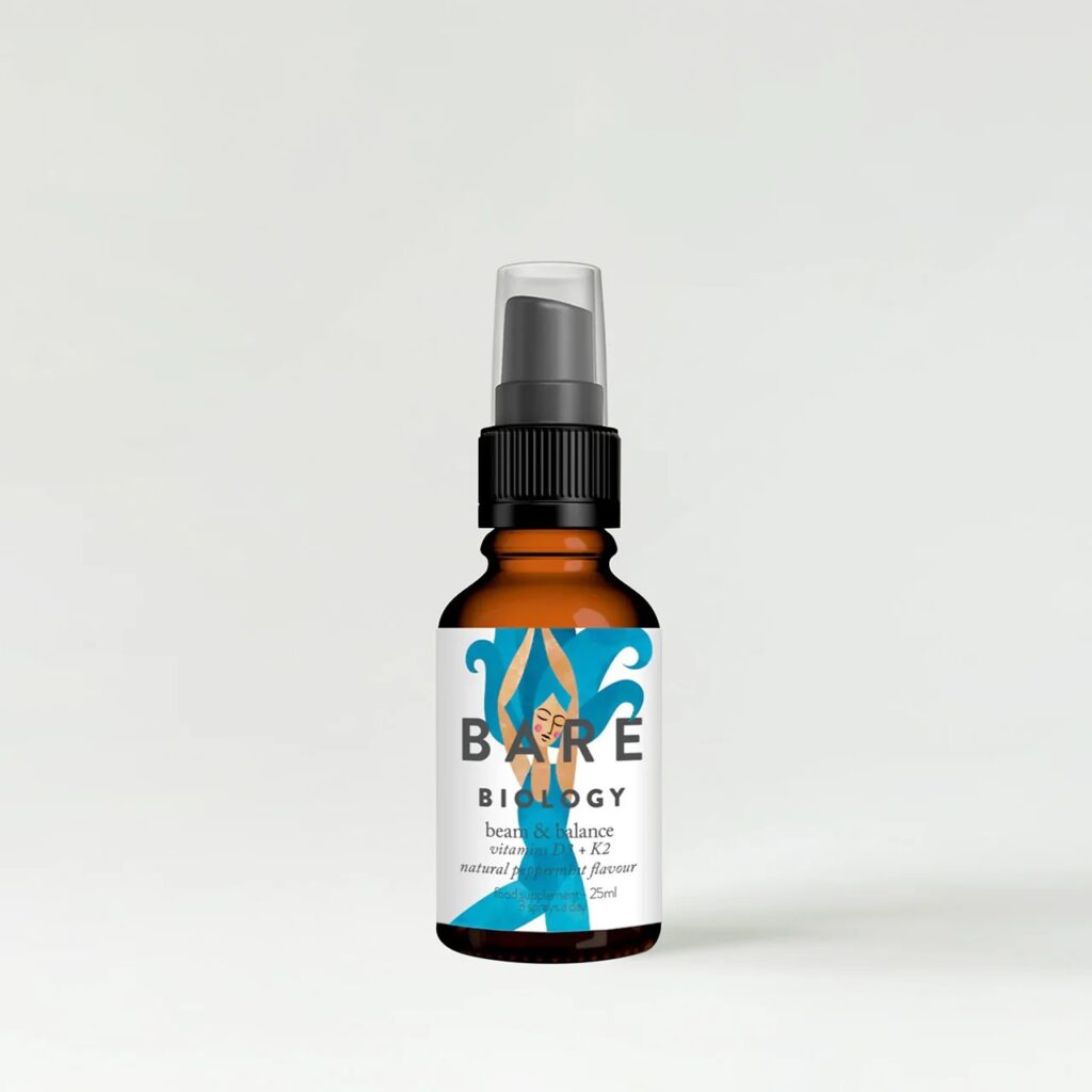 Close-up of vitamin softgels representing bone health support.